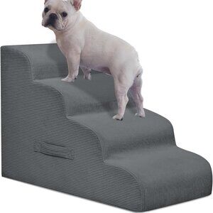 Dog Stairs for Small Dogs and Cats, 20" H 4 Steps